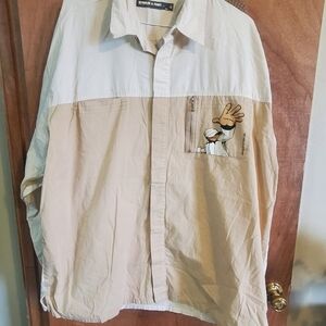 Reynolds & Perry Vintage size XXL  unique piece...  ARTWEAR , button down shirt